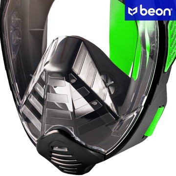 МАСКА ДЛЯ ПЛАВАНИЯ С ДЕРЖАТЕЛЕМ ДЛЯ КАМЕРЫ BEON PRO L/XL