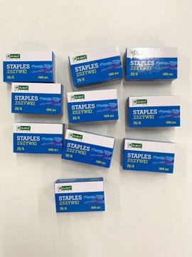 Zszywki D.Rect 26/6 1000szt srebrny x 10