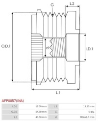 Шків ina f-550213 renault dacia nissan Ціна, фото thumb