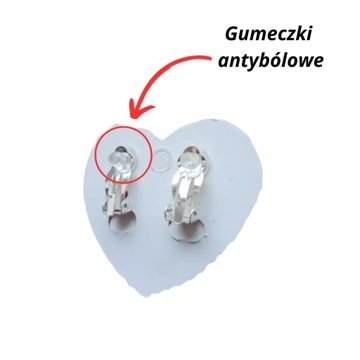 Pierwsze Kolczyki Klipsy Dla Dziewczynki RĘCZNIE ROBIONE