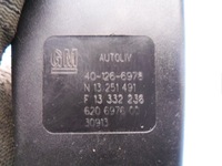 фото thumb №7, Opel-części | zafira c клипса поперечина средняя задняя 3 ряд 13251491