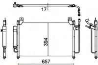 фото thumb №1, Behr hella конденсатор кондиціонера mazda cx-7 2.3 m