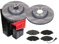 фото thumb №1, Тормозные диски тормозные колодки maxgear перед vw passat b8 golf vii