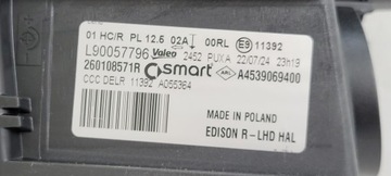 фото thumb №7, Лампа права перед smart fortwo iii 2014- led оригінальна нова a4539069400
