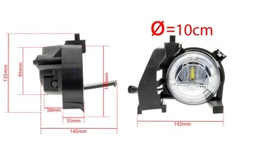 фото thumb №13, Світла led круглий drl галоген subaru forester ii