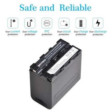 АККУМУЛЯТОР ДЛЯ SONY NP-F970 NP-F960 NP-F950 NP-F930 YONGNUO LED LAMP 7800мАч