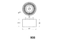 фото thumb №3, Натяжитель ремень распределительного вала japko