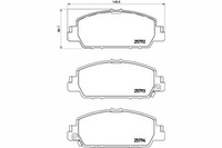 фото thumb №1, Textar 2579201 набор тормозных колодок тормозных, тормоза дисковые