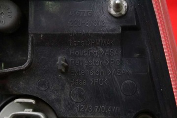 фото thumb №9, Лампа левая зад задняя 220-87920 mitsubishi outlander 2 ii 09-13