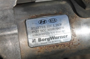 фото thumb №8, Стартер 36100-04270 hyundai i30 iii 1.0t-gdi 17-