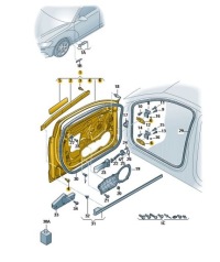 фото thumb №1, Двері передні праве audi a6 s6 rs6 c7 4g0831052