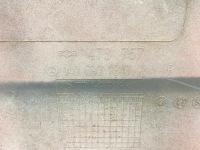 Широкая молдинг боковая крыла правый перед mercedes w140 cl c140 1406901840 Оригинал, фото thumb