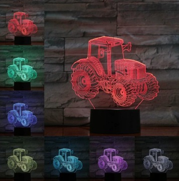 3D LED Тракторная ЛАМПА Трактор 16 цветов RGB