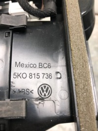 фото thumb №6, Решітка повітропровід середня vw golf vi універсал 5k0815736d