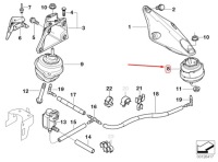 фото thumb №7, Подушка двигуна bmw (oem) 22 11 6 750 861
