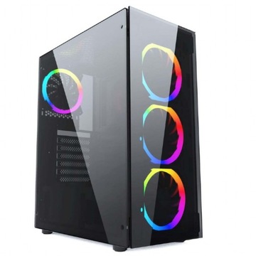Корпус для компьютера Fornax 1500RGB GAMING PC 4xUSB 4x RGB LED ВЕНТИЛЯТОРЫ