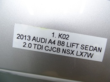фото thumb №16, Крыло правые перед переднее audi a4 b8 рестайлинг 12-15 r lx7w