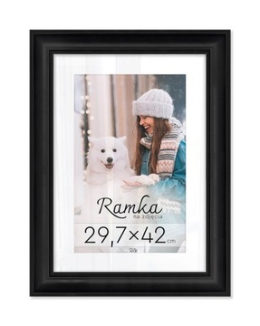 Czarna ramka na zdjęcia 29,7x42 cm Rama 42x29,7 cm