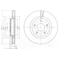 Купить Тормозные диски тормозные delphi bg4109c, фото thumb
