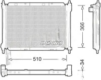 Купити Радіатор води drm46037 denso nissan micra note 1, фото thumb