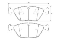 Тормозные колодки тормозные mercedes передок  w210 08 99- bosch Цена, фото thumb