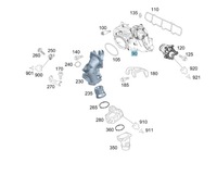 фото thumb №6, Колектор всмоктуючий 2.2 sprinter mercedes оригінал кришка