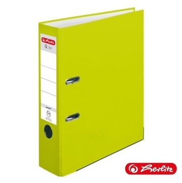 Папка Herlitz Q.File А4 8см салатового цвета