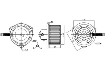 фото thumb №2, Вентилятор вентилятор citroen c4 aircross c-crosser c-crosser