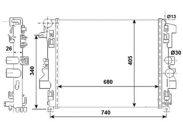 фото thumb №1, Nrf радіаторів mercedes vito 2,2cdi 03-08 nrf