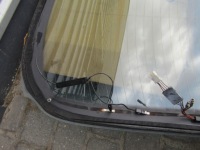 17 mercedes clk w209 купе скло задня avangarde 2003r sekurit + антена Ціна, фото thumb