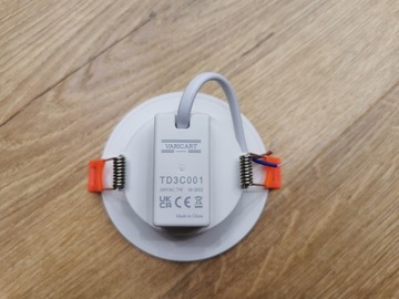 Oprawa oczko sufitowe RGB kolorowe, biały zimny 70-85mm Bluetooth VARICART
