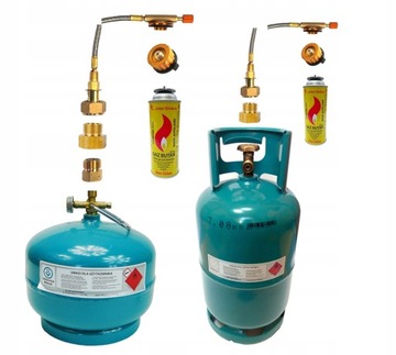 Переходник 7/16 шланга заправки газа для баллона с пропаном
