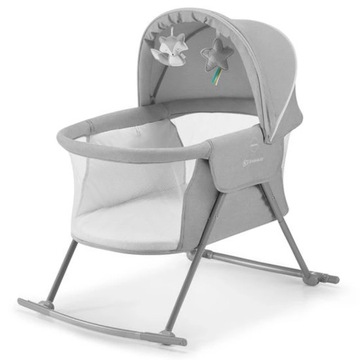 KINDERKRAFT LOVI серая кровать/колыбелька
