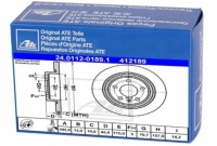 Купити Гальмівні диски гальмівні задня ate do opel ampera ev 150, фото thumb