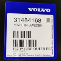 фото thumb №10, Volvo xc60 ii 17-25 крыло задний левый обшивка четверть задняя 31484168