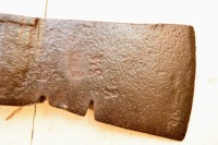 Ориг. Старый кованый топор Топор 1,65 кг Обозначение в фунтах