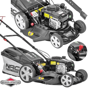 БЕНЗИНОВАЯ КОСИЛКА NAC С ПРИВОДОМ BRIGGS 625EXi 8,4 Нм LS50-625E-HS 51CM 60L