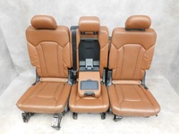 фото thumb №14, Audi q7 4m сиденья заднее сиденье обшивки коричневые 7 человек