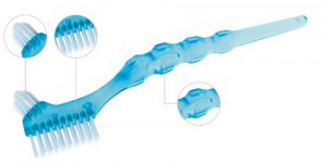 MIRADENT szczoteczka do protez Protho-Brush DeLuxe