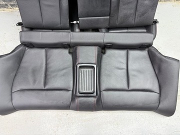 фото thumb №14, Сиденья диван обшивки bmw f32 sport чёрная кожа подогрев uk