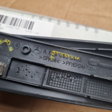 фото thumb №5, Планка дахова w447 vito v клас a6396906462 світло сплав сплаву a4479060800