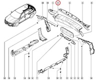 фото thumb №13, Talisman kombi nowa оббивка пластик корпус кришки багажника оригінал