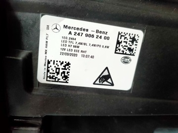 фото thumb №5, Mercedes glb a2479062400 лампа правий перед європа