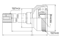 фото thumb №8, Nty npz-lr-011 набор шарнир, wał приводной
