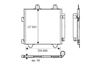 фото thumb №1, Valeo конденсатор кондиционера citroen c1 107 aygo 1