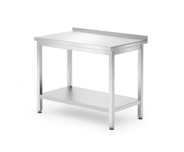 Настенный стол Budget Line с полкой – привинченный 1000x600x(H)850