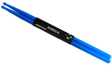 Pałki do perkusji Ambra 5A LDS-100 FLUORESTENCYJNE niebieskie