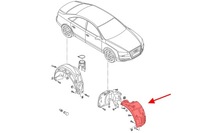 фото thumb №3, Audi a8 d4 2010-2017 тканевый подкрылок передние правые 4h0821172l