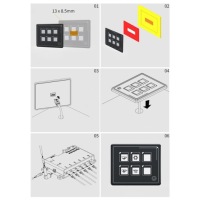 фото thumb №6, Переключатель панельный rv 6-bitowy кнопка wod