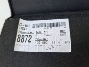 фото thumb №8, Audi s6 a6 c7 4g 4.0 tfsi рестайлинг sedan полка багажника зад 16r